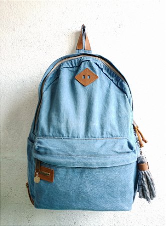 Mochila jeans claro Urban