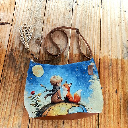 Bolsa lateral Pequeno Príncipe