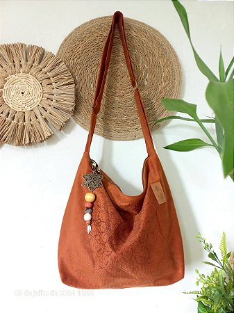 Bolsa aveludada Mandala