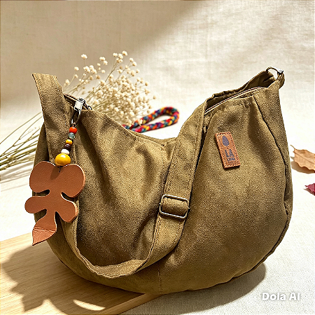 Bolsa Baguete Aveludada FRETE GRÁTIS + BRINDE