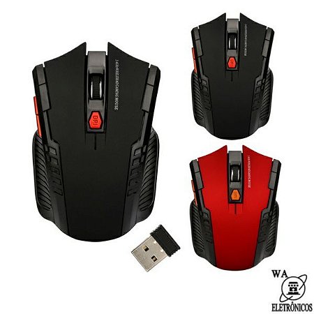 Mouse GAMER Óptico Sem Fio Usb Wireless 2.4ghz Para PC Notebook