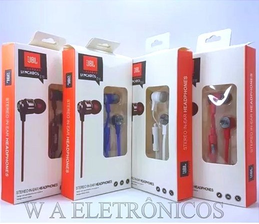 Fone de Ouvido JBL Synchros E10-BLK