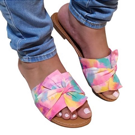 sandalia mule rasteira