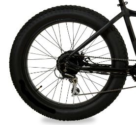 Roda Traseira aro 26 Fat Bike Completa