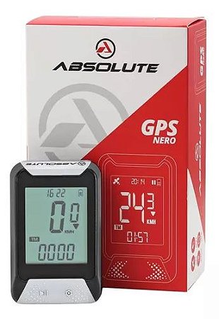 Ciclocomputador Com Gps Absolute Nero - Compatível C/ Strava