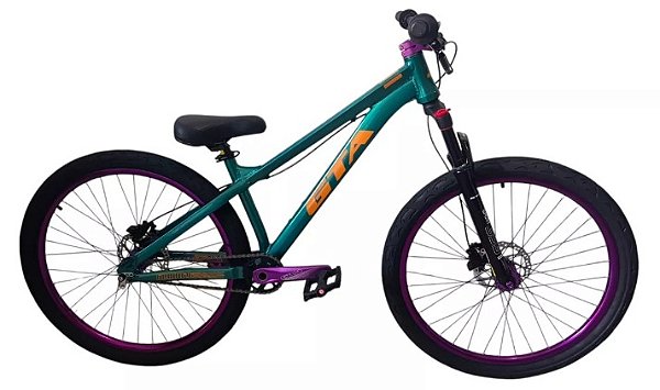 BICICLETA 26 GRAVITY AL DISC FREERIDE GTA VERDE