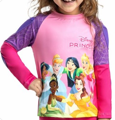 CAMISA PRINCESAS, RSA/RXO, MANGA LONGA, TAM 4