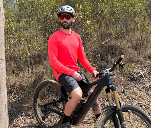 Camisa MTB PRO Laranja Masculina Huka Edição Limitada  - M