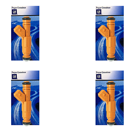 Kit 4x Bico Injetor Corsa Sedan 1.6 Gasolina Mpfi - 0280156090