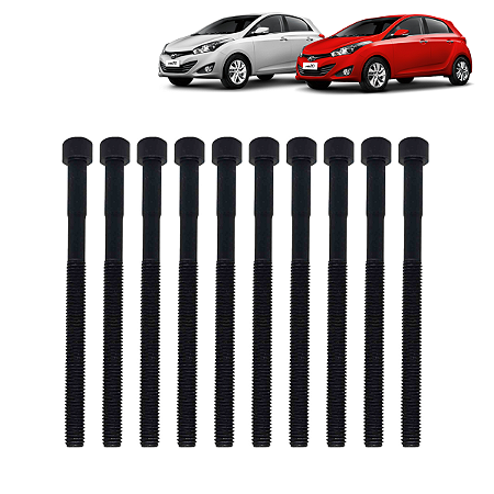 Kit 10x Parafuso Cabeçote Hb20/i30/soul 1.6 - 22321-2b700