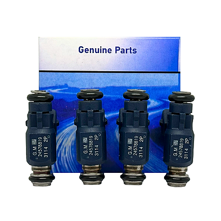 Kit 4x Bico Injetor Onix / Prisma 1.0 8v Delphi Original - 24578819