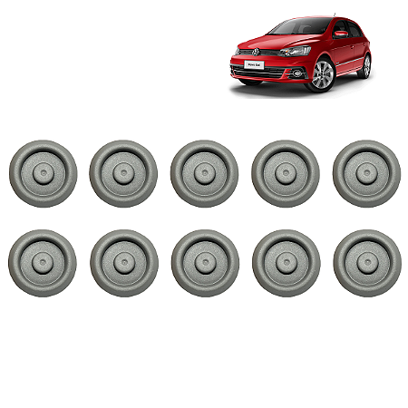 Kit 10x Tampão Assoalho Vw Fox/gol/saveiro 04/ - 90964902
