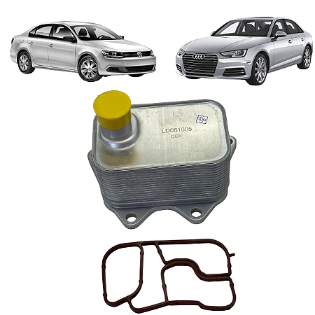 Radiador Resfriador Oleo Motor A4/a3/tiguan 2.0 - 06j117021j