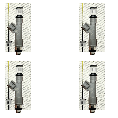 Kit 4x Bico Injetor De Baixa Captiva / Malibu 2.4 16v - 12613163