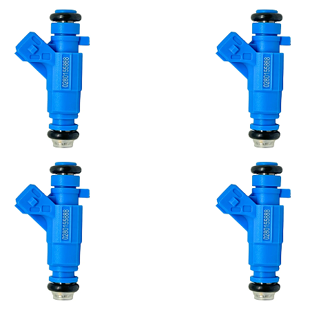 Kit 4x Bico Injetor Ford Ka / Fiesta 1.0 - 0280155888