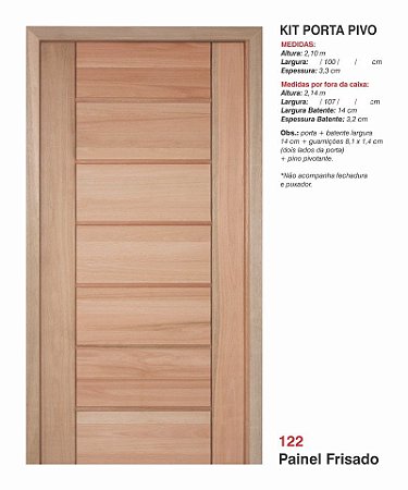 PORTA PIVOTANTE 122 /100 CM