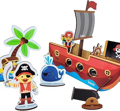 QUEBRA-CABEÇA 3D PIRATA- BABEBI