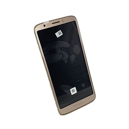 Display c/ Aro Moto E5 Play XT1920 - Dourado