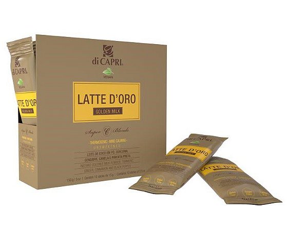 LATTE D'ORO Golden Milk  | Box c/ 10 sticks de 15g