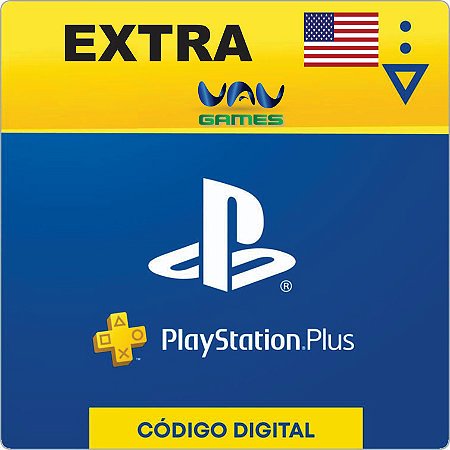 CARTÃO PLAYSTATION PLUS EXTRA - USA