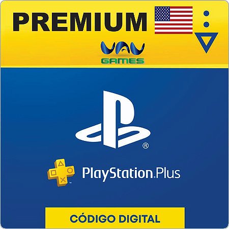 CARTÃO PLAYSTATION PLUS PREMIUM - USA