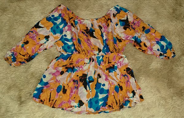 Blusa Fem. Ad. Bata Viscose Leo.