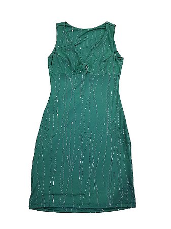 Vestido Brilhoso Com Nó Frontal Apetrecho AP128 - TAM.: P M G GG