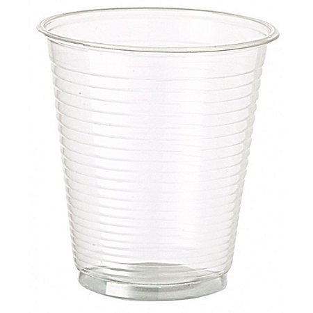 Copo Descartável 180ml c/100 Transparente PS