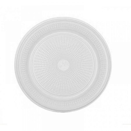 Prato Descartável Branco PR-18 c/ 10