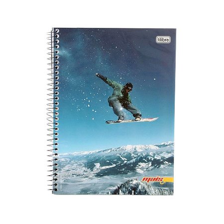 Caderno Espiral Capa Dura 1/4 96 Fls