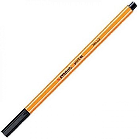 Caneta Stabilo 0.4mm preta