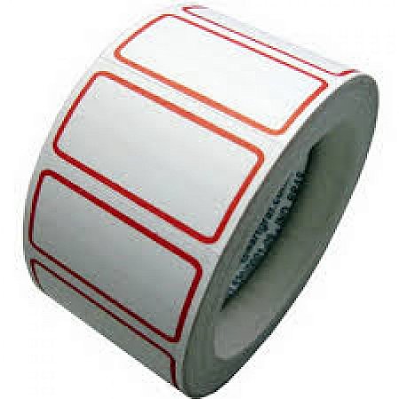 Etiqueta Tarja Vermelha Preço 3,5x2 c/1000