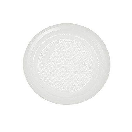 Prato Descartável Branco PR-15 c/ 10