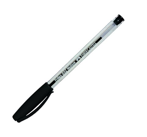 Caneta Esferográfica Trilux Preto Faber Castell