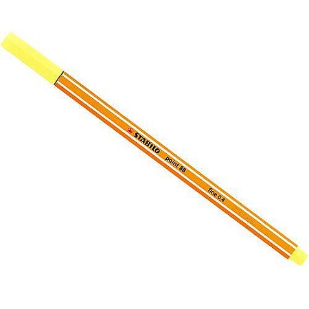 Caneta Stabilo 0.4mm Amarelo Limão