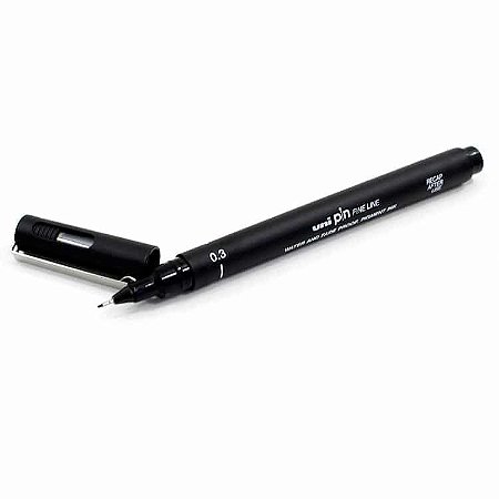 Caneta Nankin Uni Pin Preta 0.3