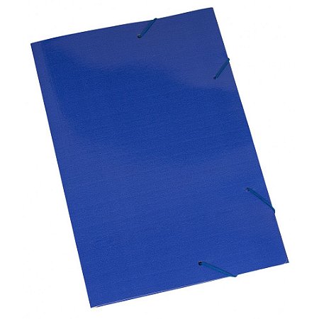 Pasta de Papel Aba c/ Elástico Azul