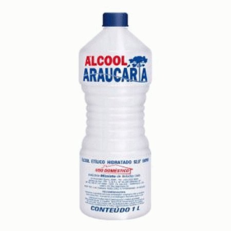 Álcool 1 litro 92,8°