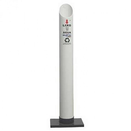 Lixeira p/ Copos 1 Tubo (Água) Branca