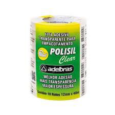 Fita Adesiva Transparente 12mmX40m Adelbras