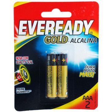 Pilha AAA Alcalina Eveready