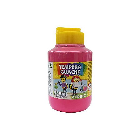 Tempera Guache Acrilex Rosa 250ml