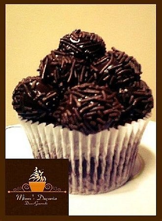 Cupcake de Brigadeiro.