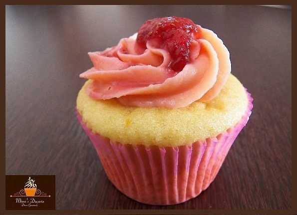 Champagne com Morango "cupcake gourmet"