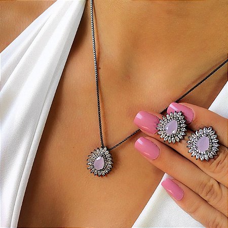 Conjunto Gota *Semi Jóia