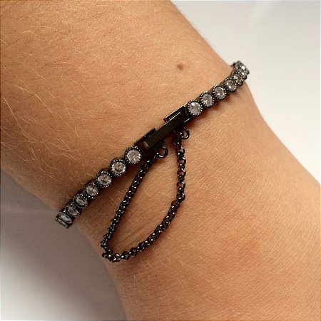 Pulseira Riviera Bolinhas *Semi Jóia