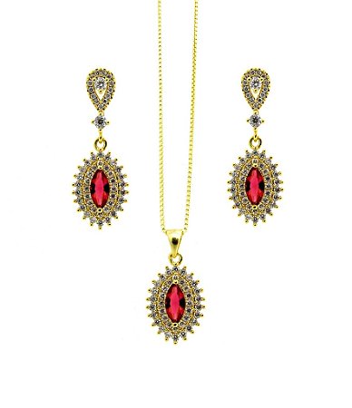 Conjunto Rubilita *Semi Jóia