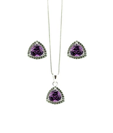 Conjunto Colar & Brinco *Prata925