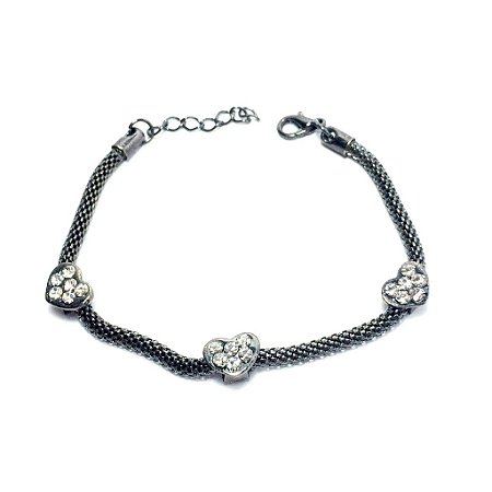 Pulseira Corações *Bijux