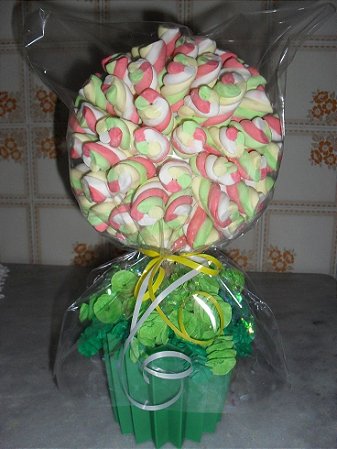 Árvores e Cones de marshmallow